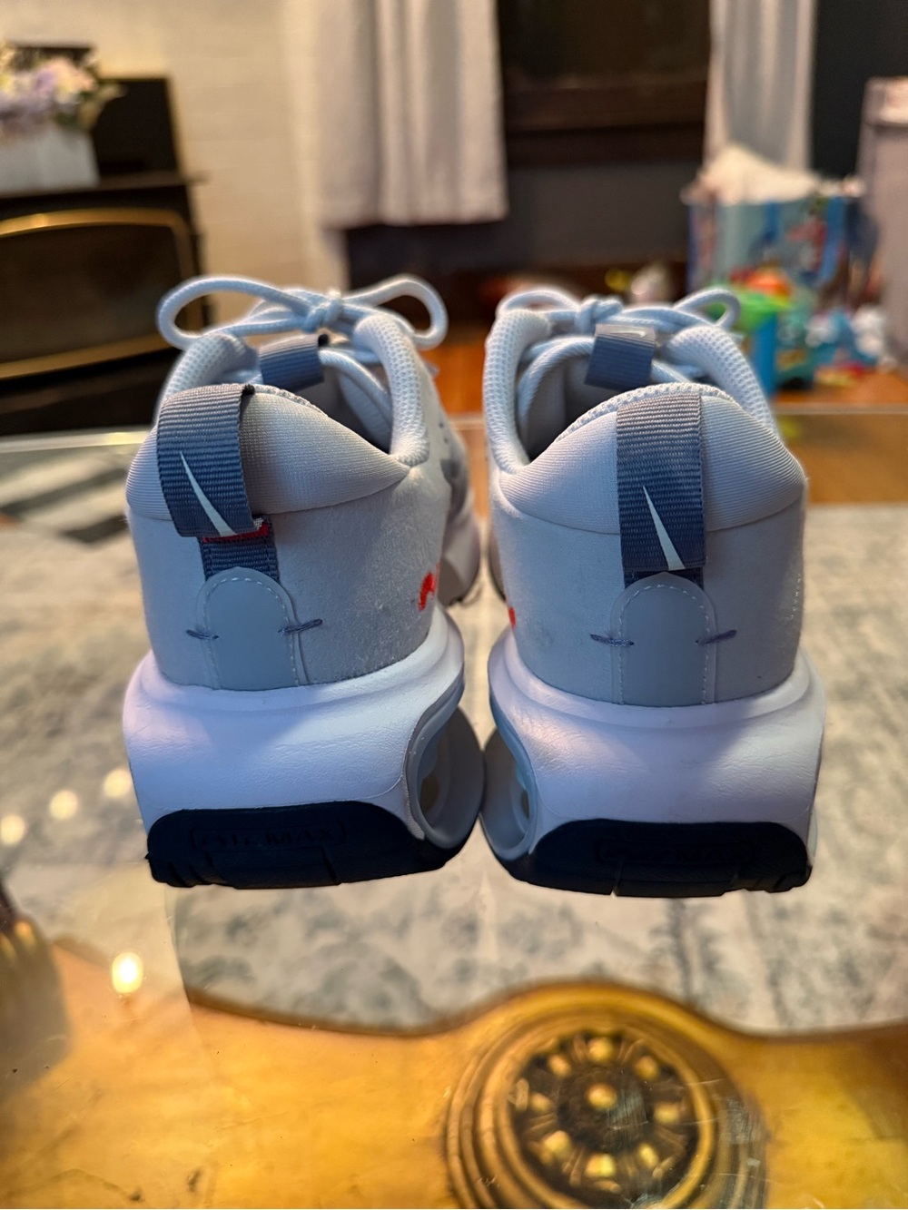 Nike Women’s Light Blue and Gray Air Max INTRLK Sneakers Y2K Clean Girl 9 - Picture 6 of 10